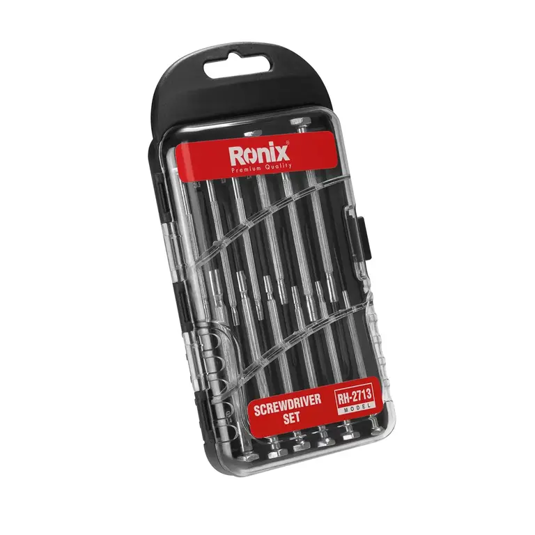 ست 12 عددی پیچ گوشتی ساعتی دسته فلزی رونیکس RH-2713